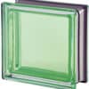 Стеклоблок зеленый Vetroarredo металлизированный mendini malachite 19х19х8