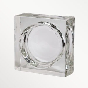 Стеклянный кирпич Glassio Линза бесцветный 15x15x6 см