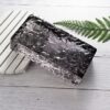 Стеклянный кирпич Glassio  Ice графит 20x10x5 см
