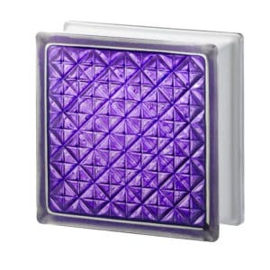 Стеклоблок Актис аметист Vitrablok 19,7×19,7×8 см