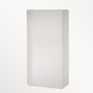 Стеклянный кирпич Glassio матовый бесцветный 20x10x5 см
