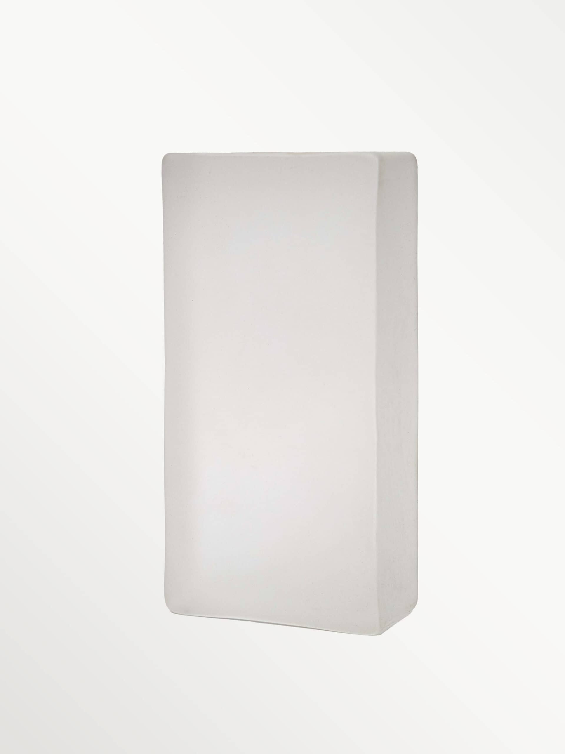 Стеклянный кирпич Glassio матовый бесцветный 20x10x5 см