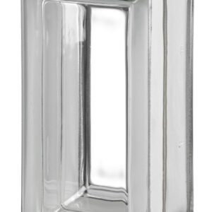 Стеклоблок половинка бесцветный Клэрити Vitrablok 9,8x19,7x8 см.