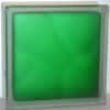 Стеклоблок полуматовый Изумрудный (матовый с одной стороны) Vitrablok 19x19x8 окрашенный изнутри