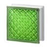 Стеклоблок Актис изумруд Vitrablok 19,7×19,7×8 см