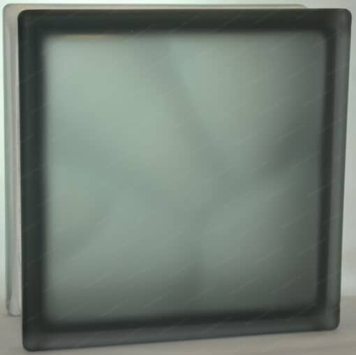 Стеклоблок волна графит матовый окраска в массе Vitrablok 19x19x8