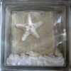 Стеклоблок декоративный Морские звезды МТ-021-А 19x19x8 см.