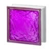 Стеклоблок Айс малиновый Vitrablok 19,7x19,7x8