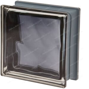 Стеклоблок металлизированный Ардезия Vetroarredo Ardesia Q19 O Met 19x19x8