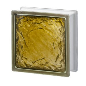 Стеклоблок Айс бронза Vitrablok 19,7x19,7x8