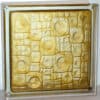 Стеклоблок губка коричневый окрашенный изнутри Vitrablok 19х19х8
