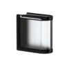 Торцевой стеклоблок серый Mini Classic 14.6x14.6x8 см.