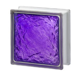 Стеклоблок Айс аметист Vitrablok 19,7x19,7x8