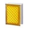 Стеклоблок Диамонд медовый Vitrablok 14,6×19,7×8 см
