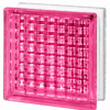 Стеклоблок сона розовый, окрашенный изнутри Vitrablok 19×19×8