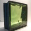 Стеклоблок тархун волна черный бриллиант Vitrablok 19х19x8