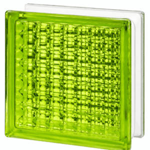 Стеклоблок сона тархун, окрашенный изнутри Vitrablok 19×19×8