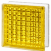 Стеклоблок сона желтый, окрашенный изнутри Vitrablok 19×19×8